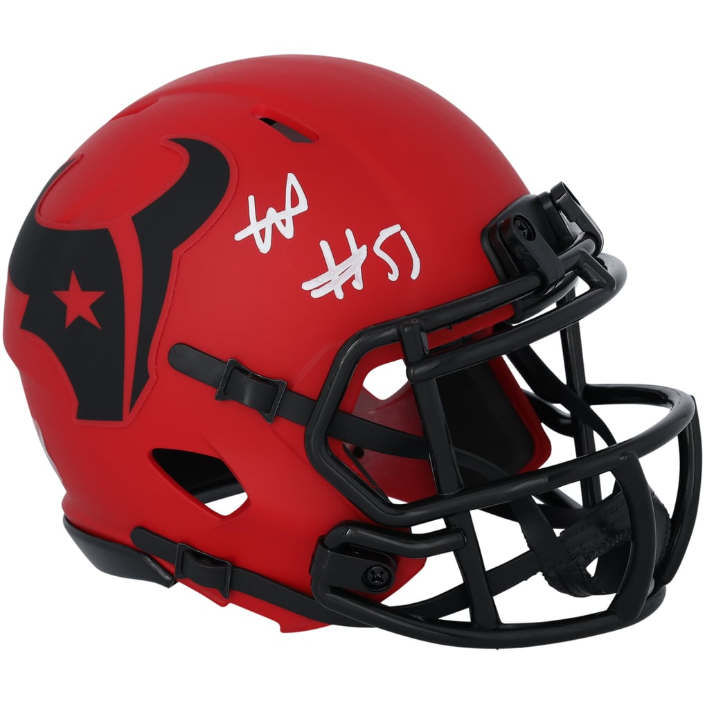 Will Anderson Jr. Autographed Houston Texans RAVE Speed Mini Helmet Fanatics