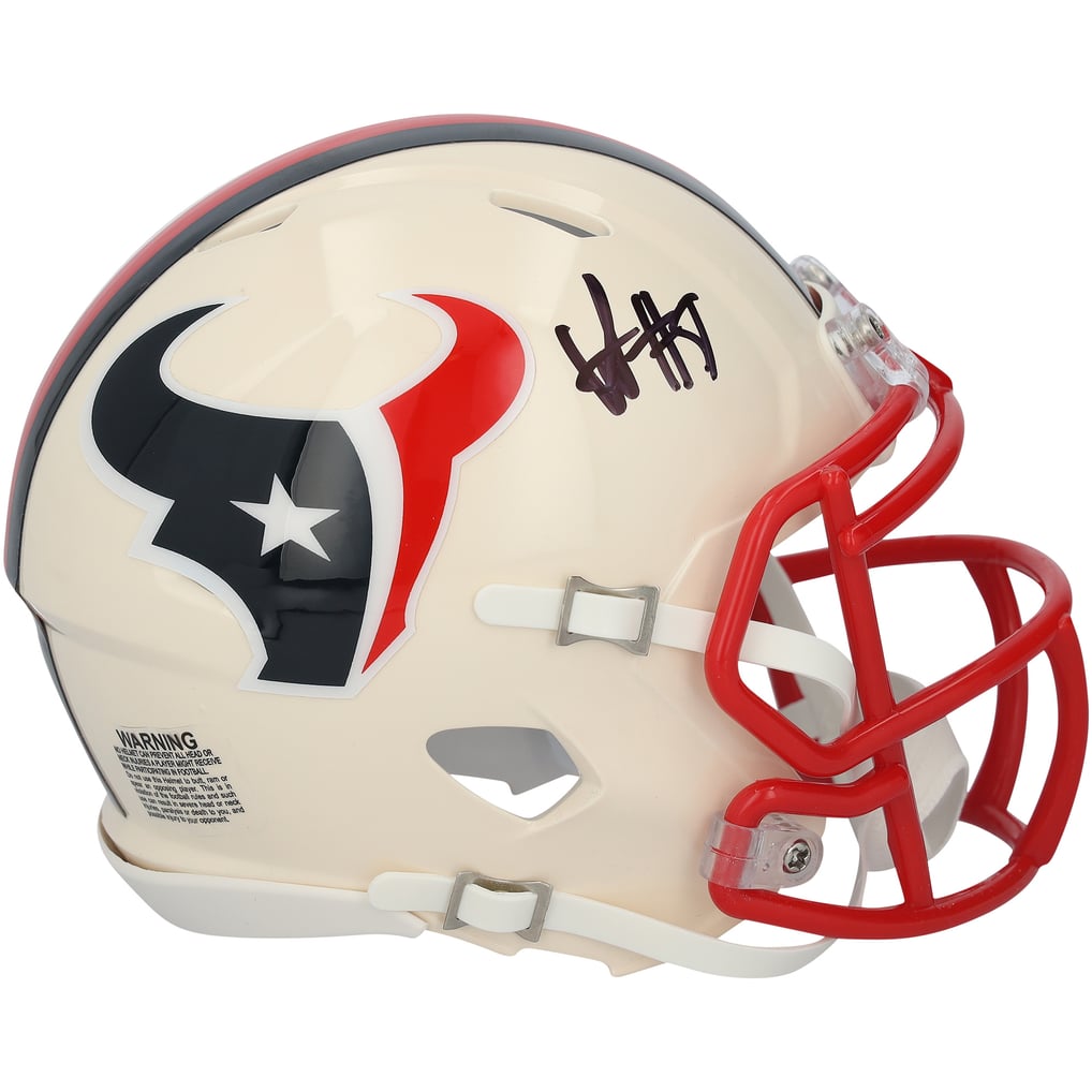 Will Anderson Jr. Autographed Houston Texans RETRO Speed Mini Helmet Fanatics