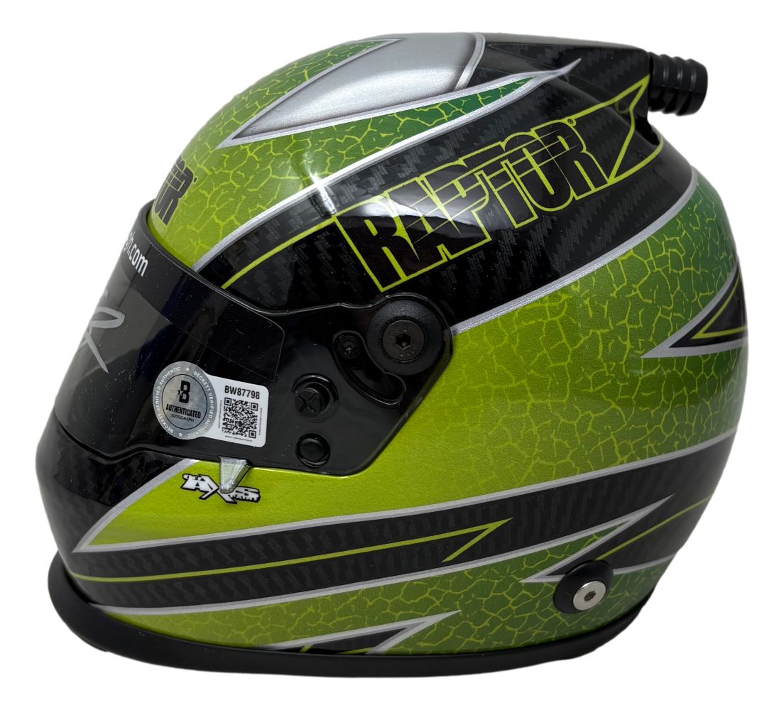 William Byron Signed NASCAR Raptor Mini Racing Helmet BAS
