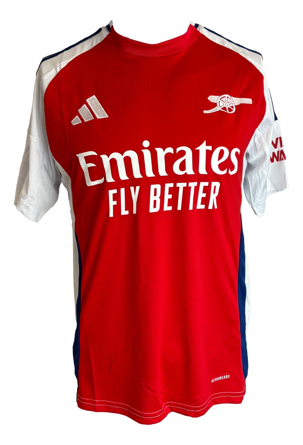 William Saliba Signed Arsenal FC 2024/25 Adidas Soccer Jersey BAS
