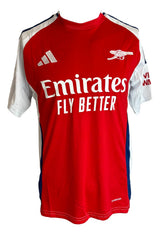 William Saliba Signed Arsenal FC 2024/25 Adidas Soccer Jersey BAS