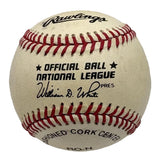 Willie Mays San Francisco Giants Signed Official NL Baseball BAS AE65405