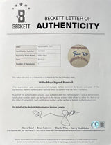 Willie Mays San Francisco Giants Signed Official MLB Baseball BAS AE65404