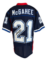 Willis McGahee Buffalo Signed Navy Blue Football Jersey Sports Integrity