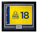 Tiger Woods Framed 2025 PGA Championship Flag w/ Laser Engraved Signature