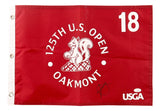 Xander Schauffele Signed 2025 US Open Golf Flag JSA