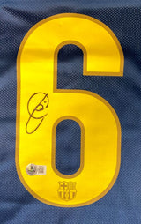 Xavi Signed Barcelona Nike 2009 UEFA Champions League Soccer Jersey BAS
