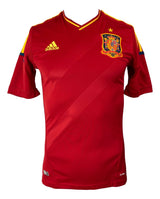 Xavi Signed Spain Adidas Soccer Jersey 2 BAS