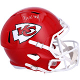 Xavier Worthy Autographed Kansas City Chiefs Riddell Speed Full Size Helmet Fanatics