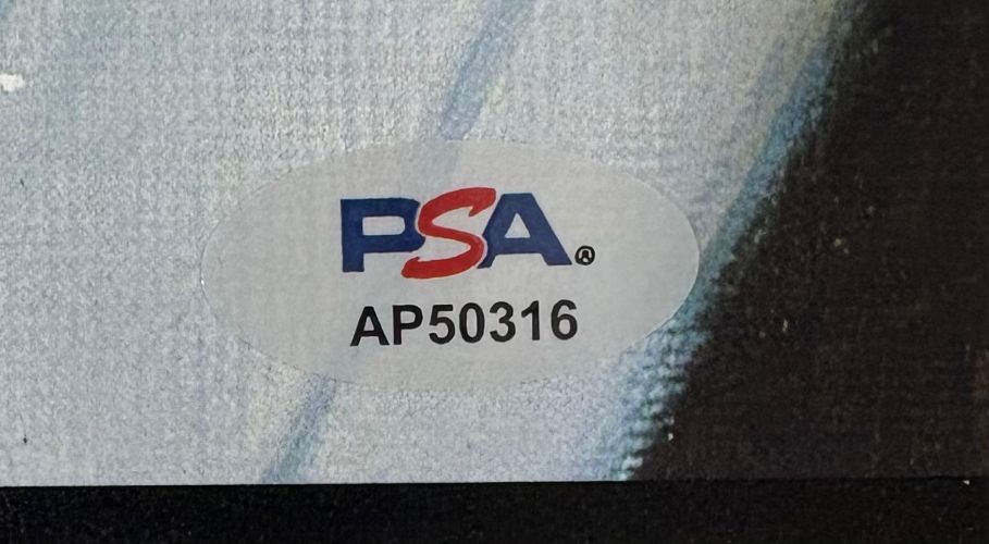 Yogi Berra Signed 16x20 New York Yankees Dvorak 1953 Topps LE/250 Litho PSA/DNA