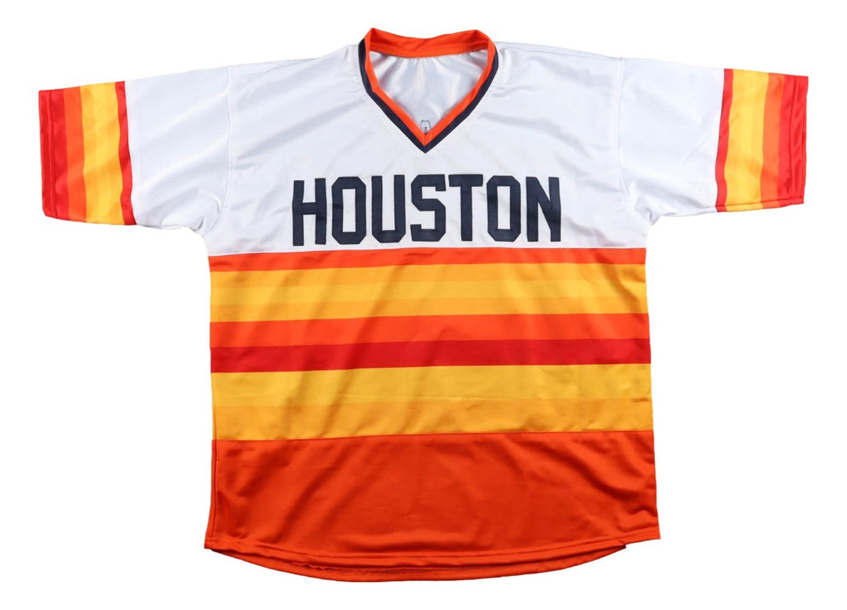 Yordan Alvarez Houston Signed Alternate White Baseball Jersey 2019 AL ROY BAS
