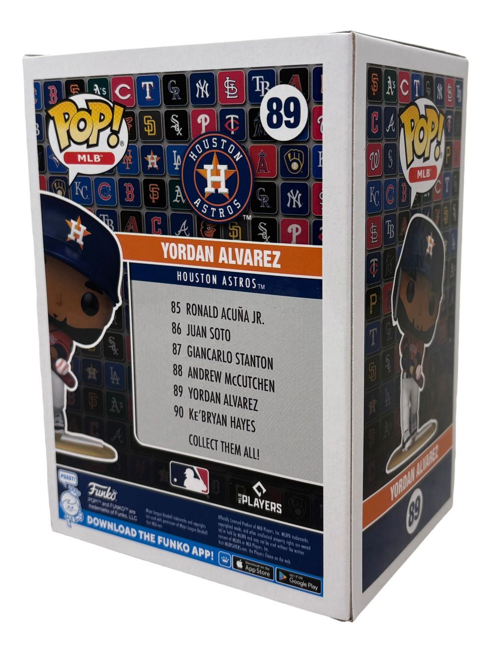 Yordan Alvarez Signed Houston Astros Funko Pop #89 2019 AL ROY BAS