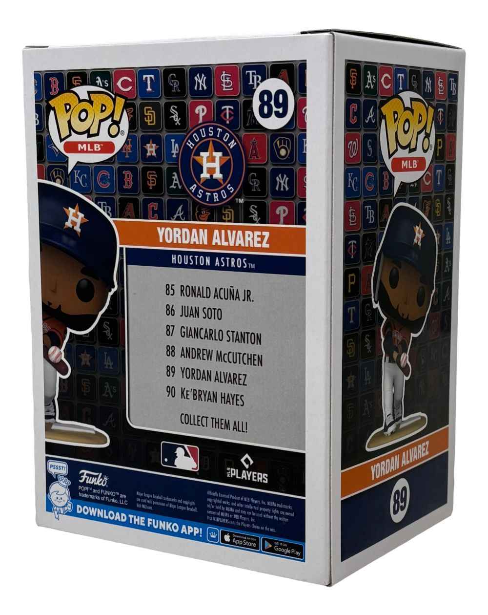 Yordan Alvarez Signed Houston Astros Funko Pop #89 BAS
