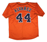 Yordan Alvarez Houston Signed Orange Baseball Jersey 2019 AL ROY BAS