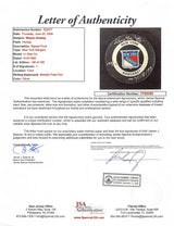 Wayne Gretzky Signed & Framed NY Rangers Logo Puck LE #148/199 JSA #YY62350