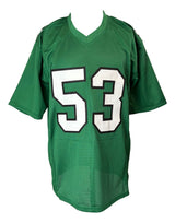Zack Baun Philadelphia Signed Kelly Green Football Jersey BAS