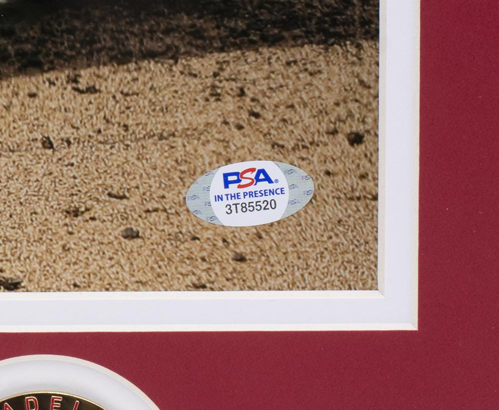 Zack Wheeler Signed Framed 16x20 Philadelphia Phillies Photo PSA/DNA