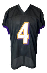 Zay Flowers Baltimore Signed Black Pro - Cut Football Jersey BAS - Sports Integrity