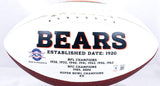 Brian Urlacher Autographed Chicago Bears Logo Football w/ HOF- Beckett W Hologram *Black Image 4