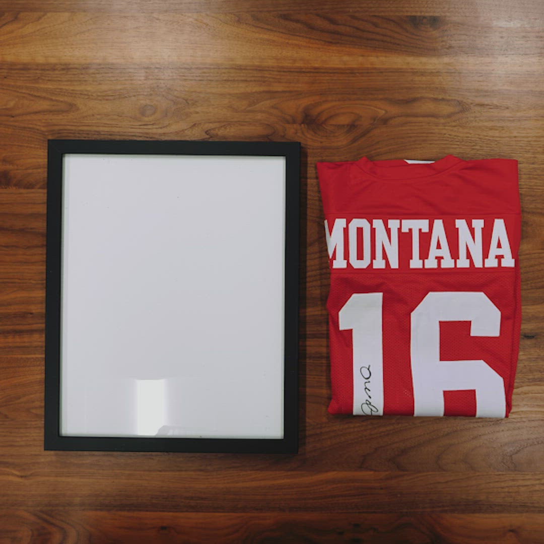 18" x 22" Jersey Shadow Box Frame How To Set Up