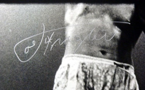 Joe Frazier Autographed 16x20 Photo PSA/DNA