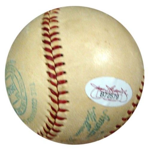 Joe DiMaggio Autographed Official AL Harridge Baseball New York Yankees 1940's Vintage Signature PSA/DNA #K39915 - PristineMarketplace