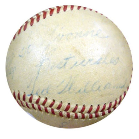 Ted Williams Autographed Official AL Harridge Baseball Boston Red Sox "To Yvonne, Best Wishes" 1950's Vintage Signature PSA/DNA #K39921 - PristineMarketplace