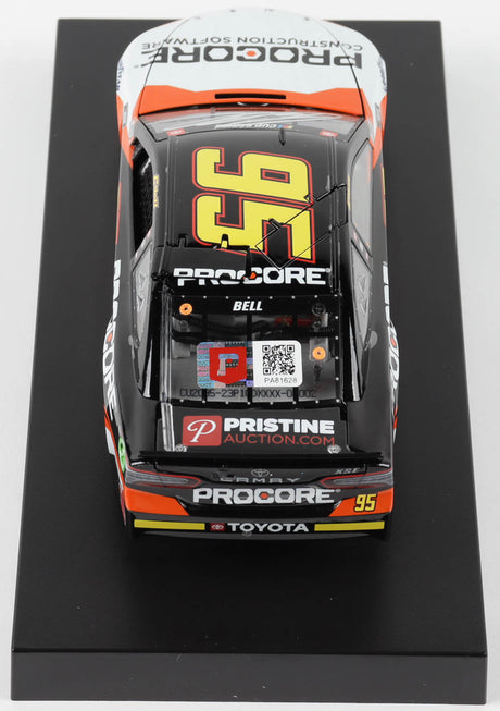 Christopher Bell Signed 2020 NASCAR #95 Procore - 1:24 Premium Action Diecast Car (PA COA) - 1 of 576 - NASCAR Cup Series Rookie Car - PristineMarketplace