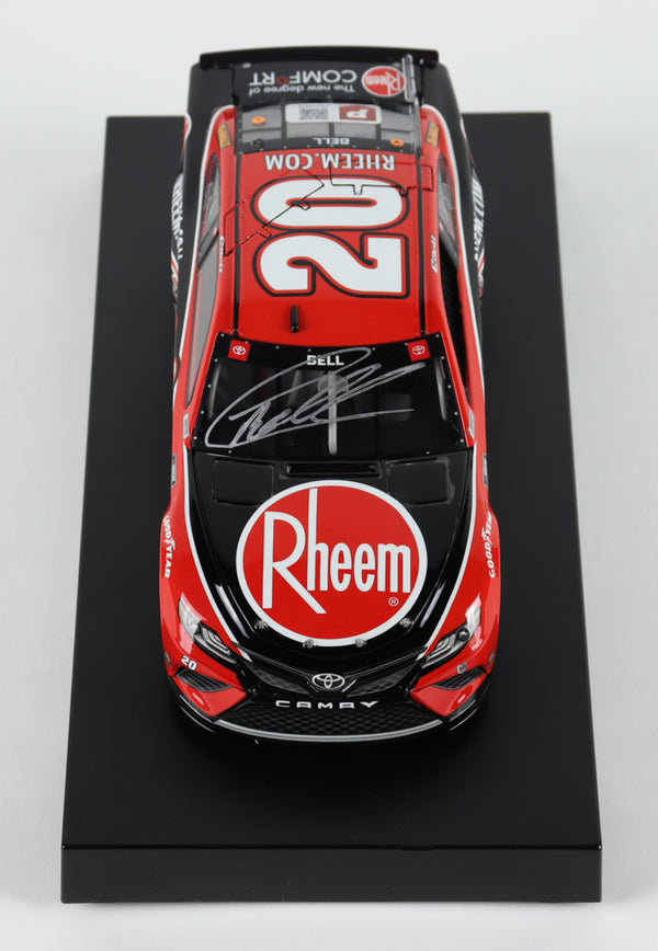 Christopher Bell Signed 2021 NASCAR #20 Rheem - 1:24 Premium Action Diecast Car (PA COA) - Limited Edition 1 of 696 - PristineMarketplace