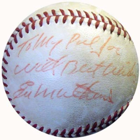 Eddie Mathews Autographed Official NL Giles Baseball Milwaukee Braves PSA/DNA #I67923 - PristineMarketplace