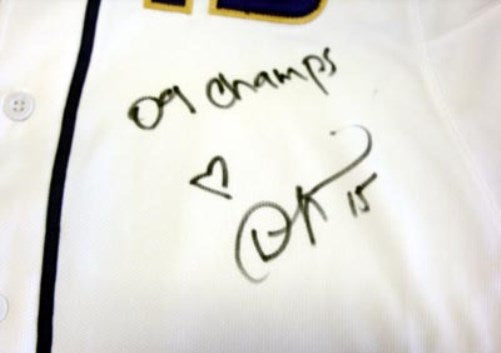 Washington Huskies Danielle Lawrie Autographed White Nike Jersey "09 Champs" Size L MCS Holo Stock #10523 - PristineMarketplace