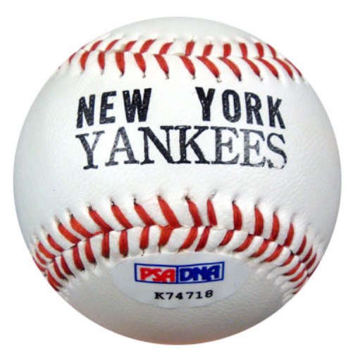 Billy Martin Autographed New York Yankees Logo Baseball New York Yankees PSA/DNA #K74718 - PristineMarketplace