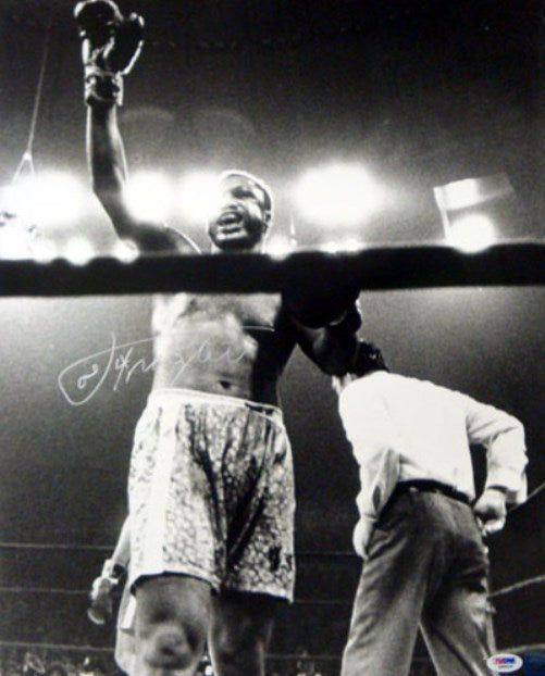 Joe Frazier Autographed 16x20 Photo PSA/DNA