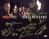 Underground (Aldis Hodge, Alano Miller +7) Signed 11X14 Photo BAS #A09870