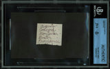 James Dean 1.5x2 Handwriting Sample from 5th Grade Notebook JSA Slabbed #8947582