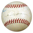 Joe DiMaggio Autographed Official AL Harridge Baseball New York Yankees 1940's Vintage Signature PSA/DNA #K39915 - PristineMarketplace