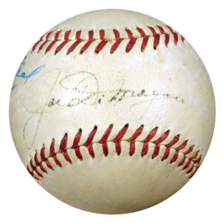 Joe DiMaggio Autographed Official AL Harridge Baseball New York Yankees 1940's Vintage Signature PSA/DNA #K39915 - PristineMarketplace