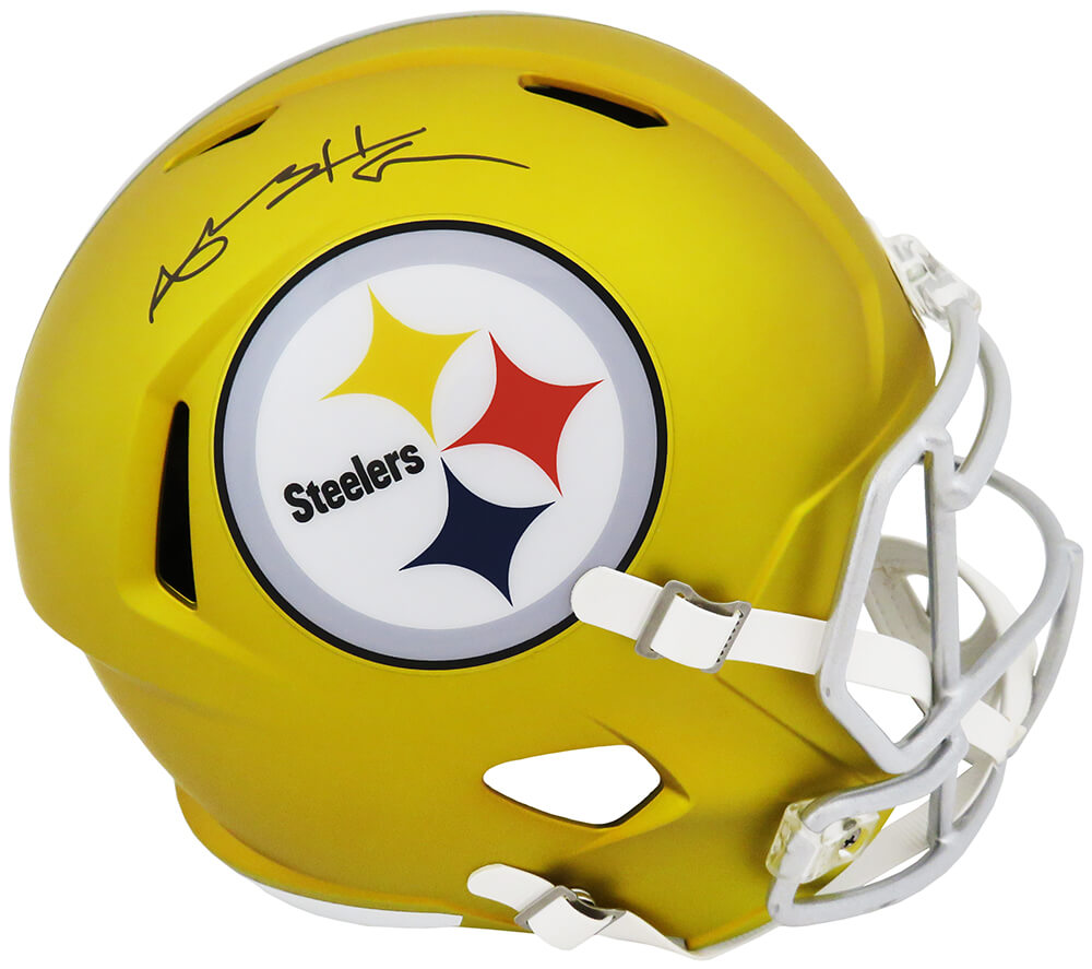 Antonio Brown Signed Pittsburgh Steelers BLAZE Riddell Full Size Speed Replica Helmet (Fanatics)