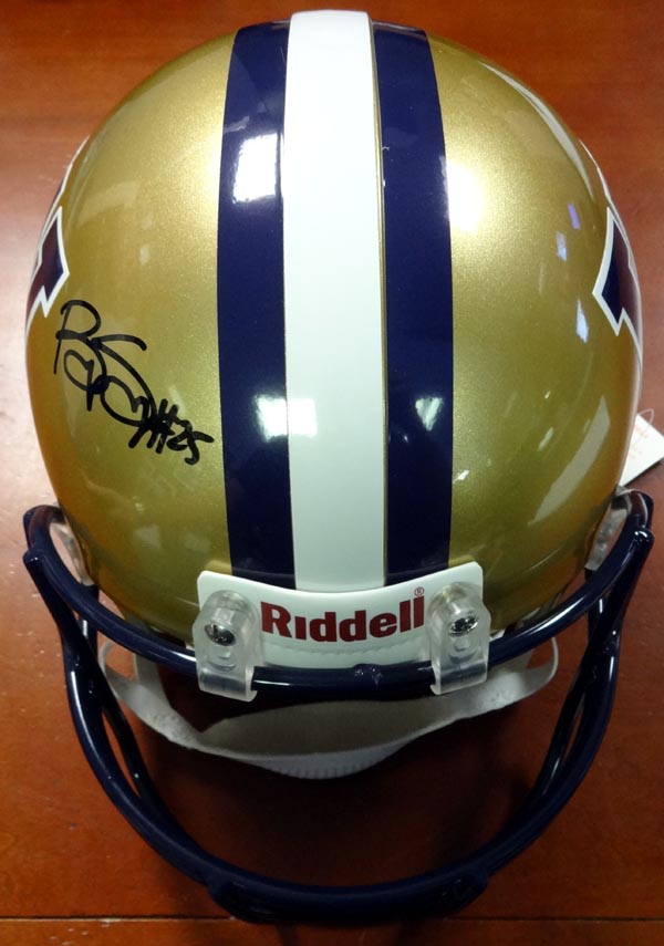 Bishop Sankey Autographed Riddell UW Huskies Full Size Authentic Helmet MCS Holo