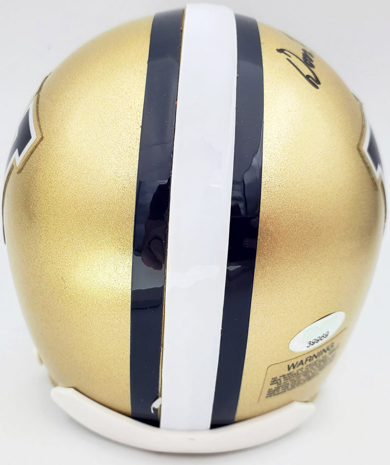 Don James Autographed Washington Huskies Mini Helmet MCS Holo Stock