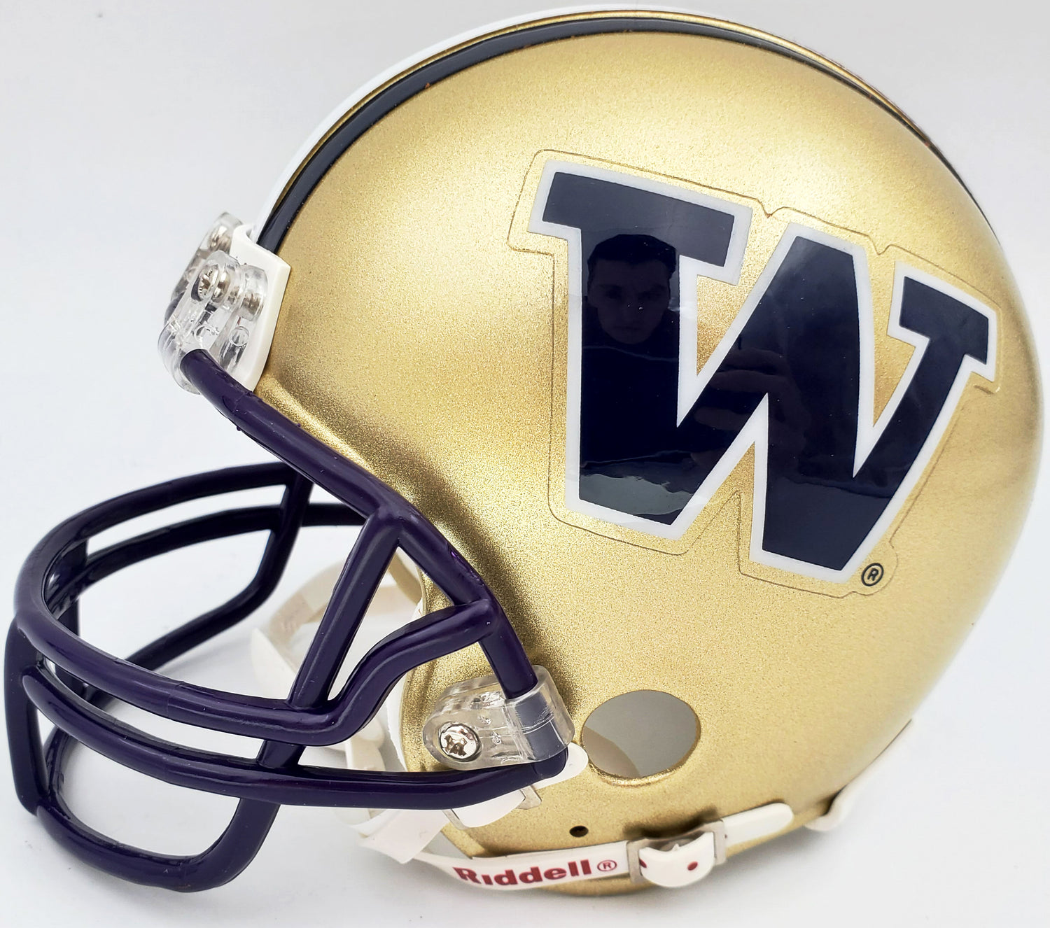 Don James Autographed Washington Huskies Mini Helmet MCS Holo Stock #1014 - PristineMarketplace