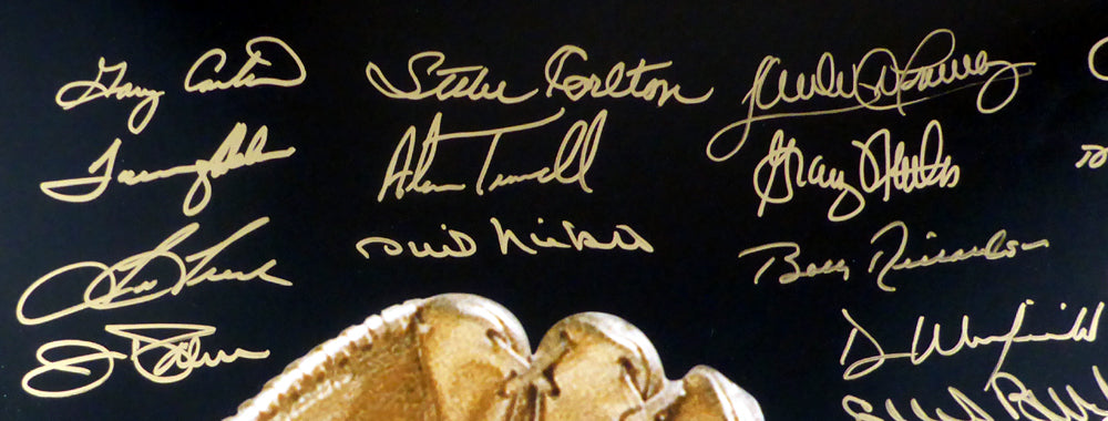 MLB Gold Glove Winners Autographed 16x20 Photo With 45 Total Signatures Including Brooks Robinson, Ozzie Smith & Gary Carter PSA/DNA Stock #10729 - PristineMarketplace