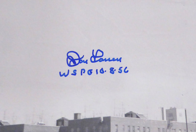Don Larsen Autographed 16x20 Photo New York Yankees "WSPG 10-8-56" PSA/DNA Stock