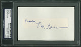 Bill Clinton "Thanks" Authentic Signed .75x4 Cut Signature PSA/DNA Slabbed