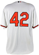 Manny Machado Signed Game Used Vs NYY Majestic #42 Jackie Robinson Jersey MLB