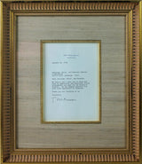 Bill Clinton Authentic Signed 1994 White House Letter Framed PSA/DNA #W03179