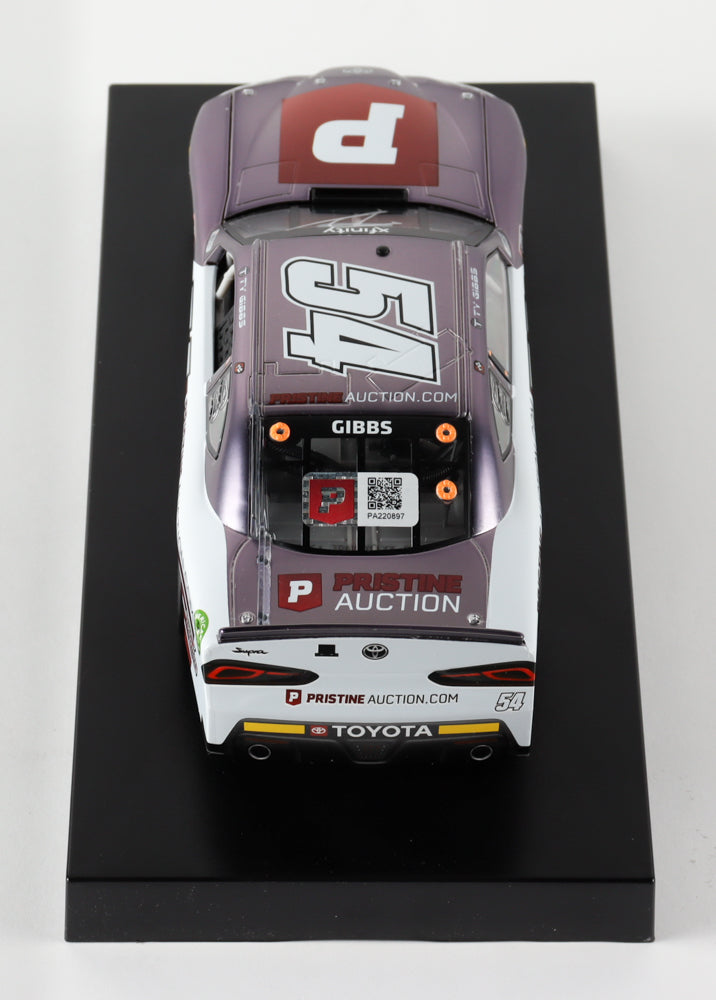 Ty Gibbs Signed 2021 NASCAR #54 Supra Color Chrome | Pristine Auction - 1:24 Premium Action Diecast Car - PristineMarketplace
