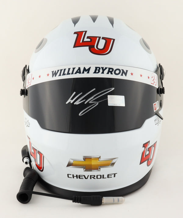 William Byron Signed NASCAR Liberty University Full-Size Helmet - PristineMarketplace