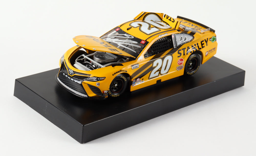 Christopher Bell Signed 2021 NASCAR #20 Stanley Camry - 1:24 Premium Action Diecast Car - PristineMarketplace