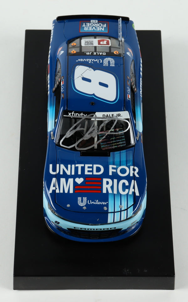 Dale Earnhardt Jr. Signed NASCAR #8 United for America 2021 Camaro - 1:24 Premium Action Diecast Car - PristineMarketplace